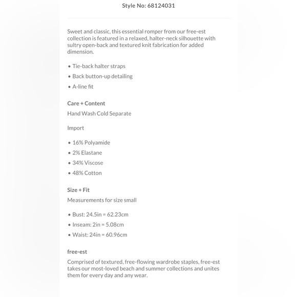 Free People Seashell Sweater Romper - Picture 4 of 4